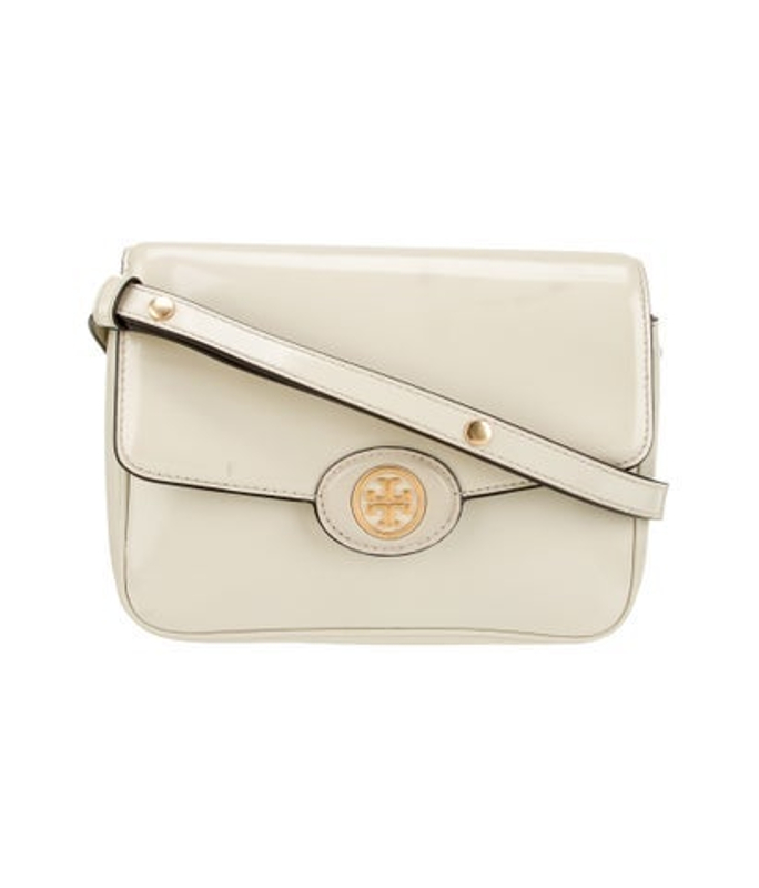 Tory Burch Burch Patent Leather Shoulder Bag