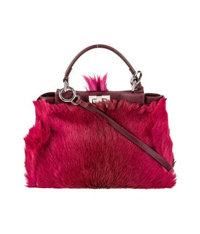 Fendi Mink Mink Top Handle Bag