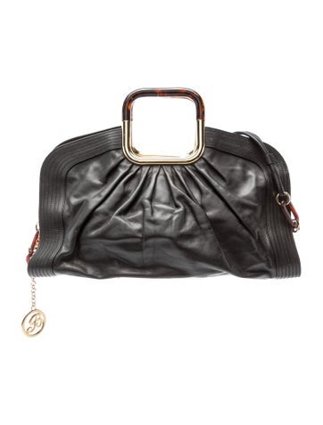 Leather Top Handle Bag
