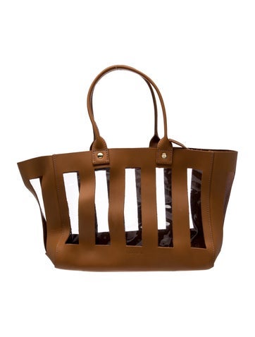 Leather Top Handle Bag
