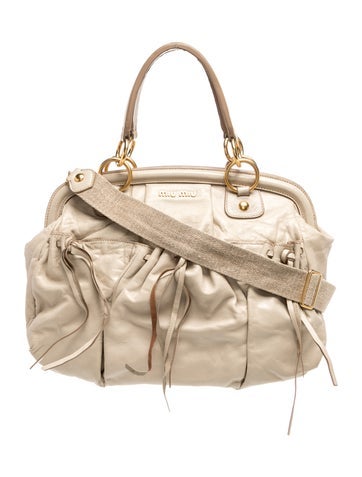 Leather Top Handle Bag