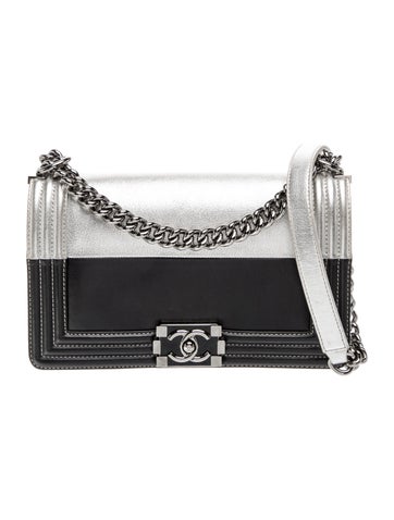 Medium Bicolor Boy Bag