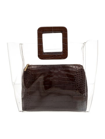 Staud PVC Top Handle Bag