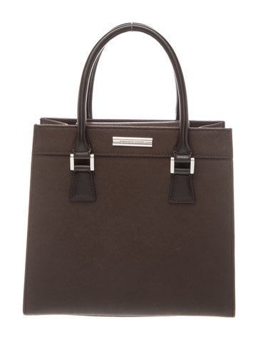 Leather Top Handle Bag