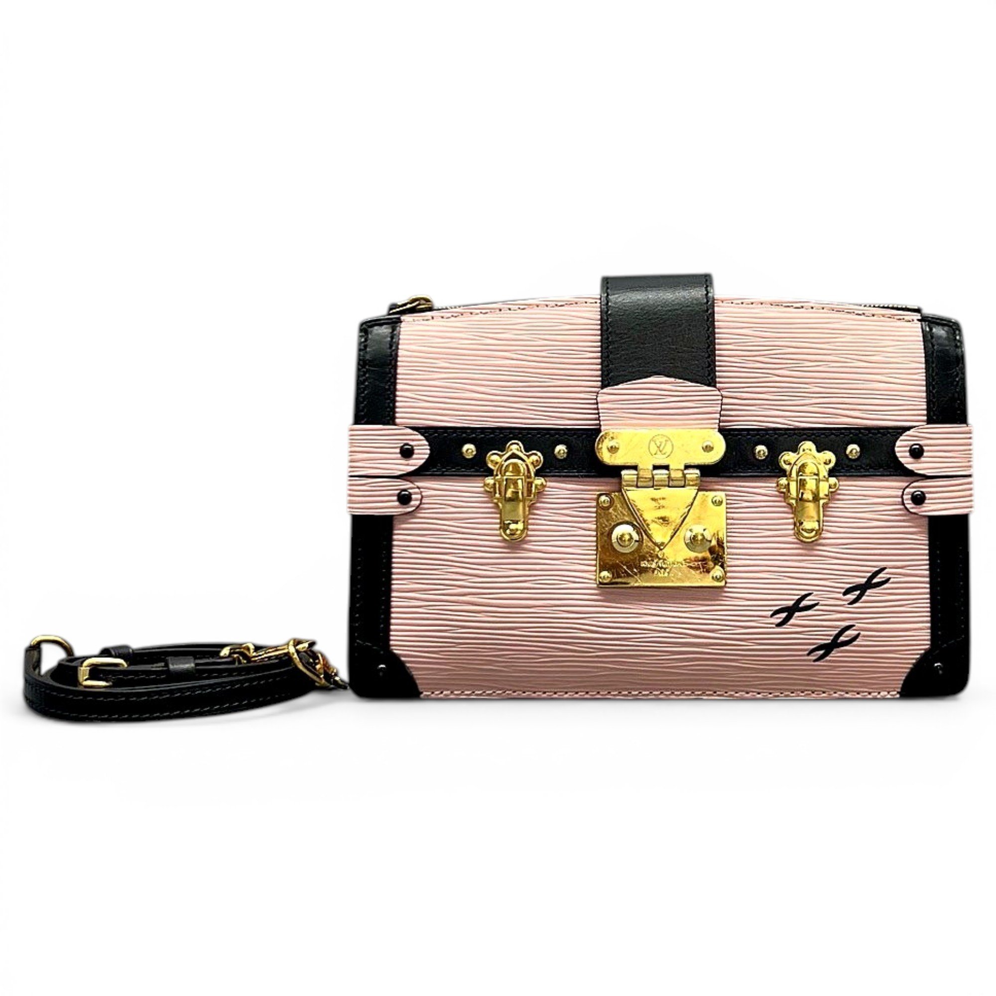 Pochette Trunk leather handbag