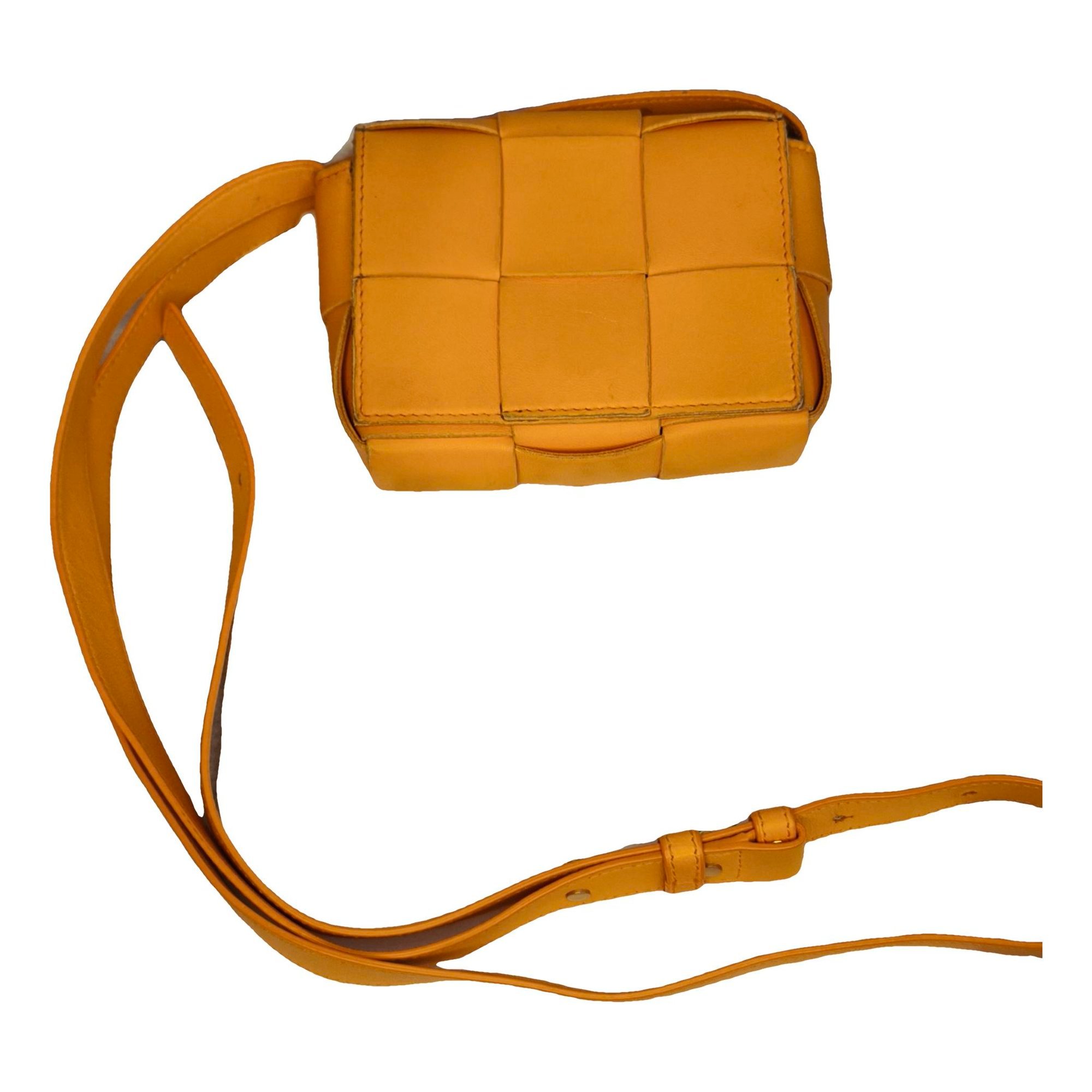 Cassette leather crossbody bag