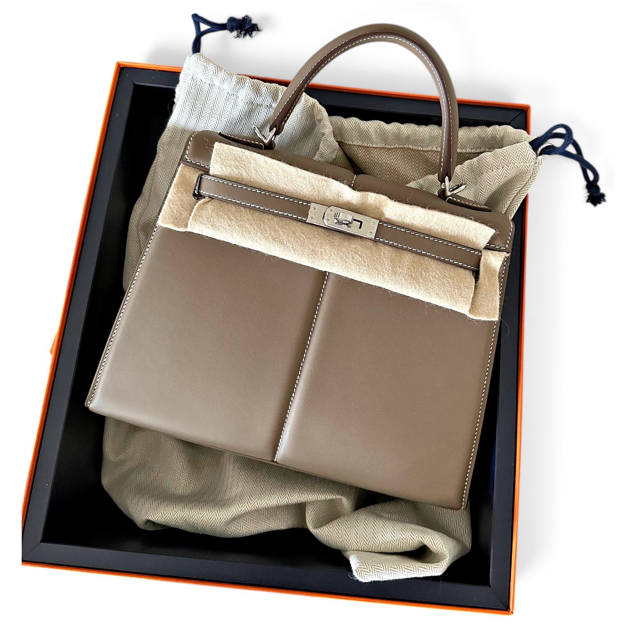 Kelly 25 leather handbag