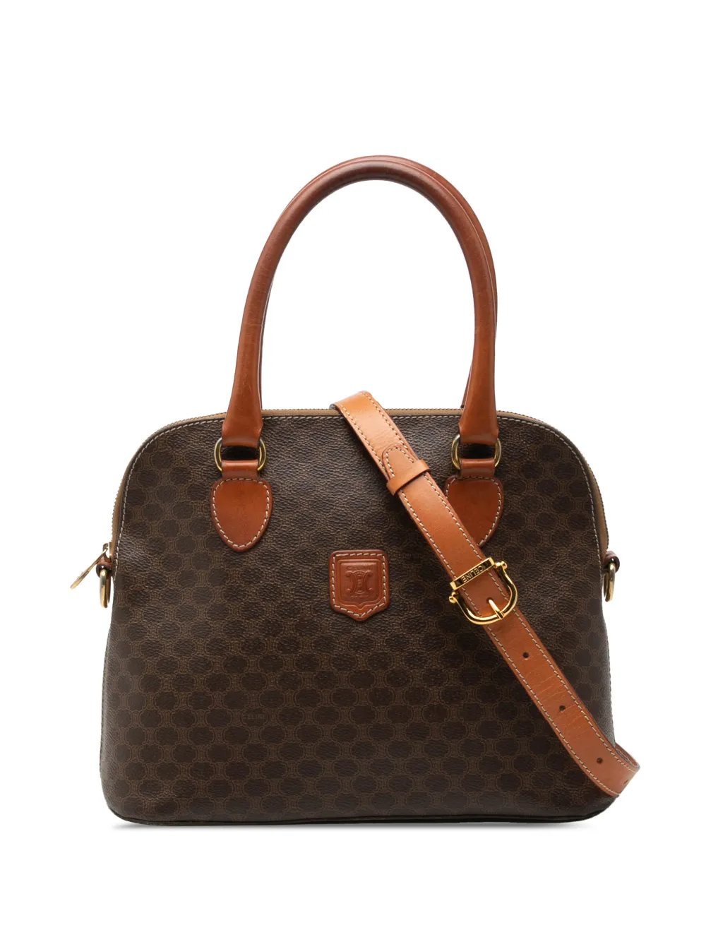 1994 Macadam Coated Canvas Dome satchel