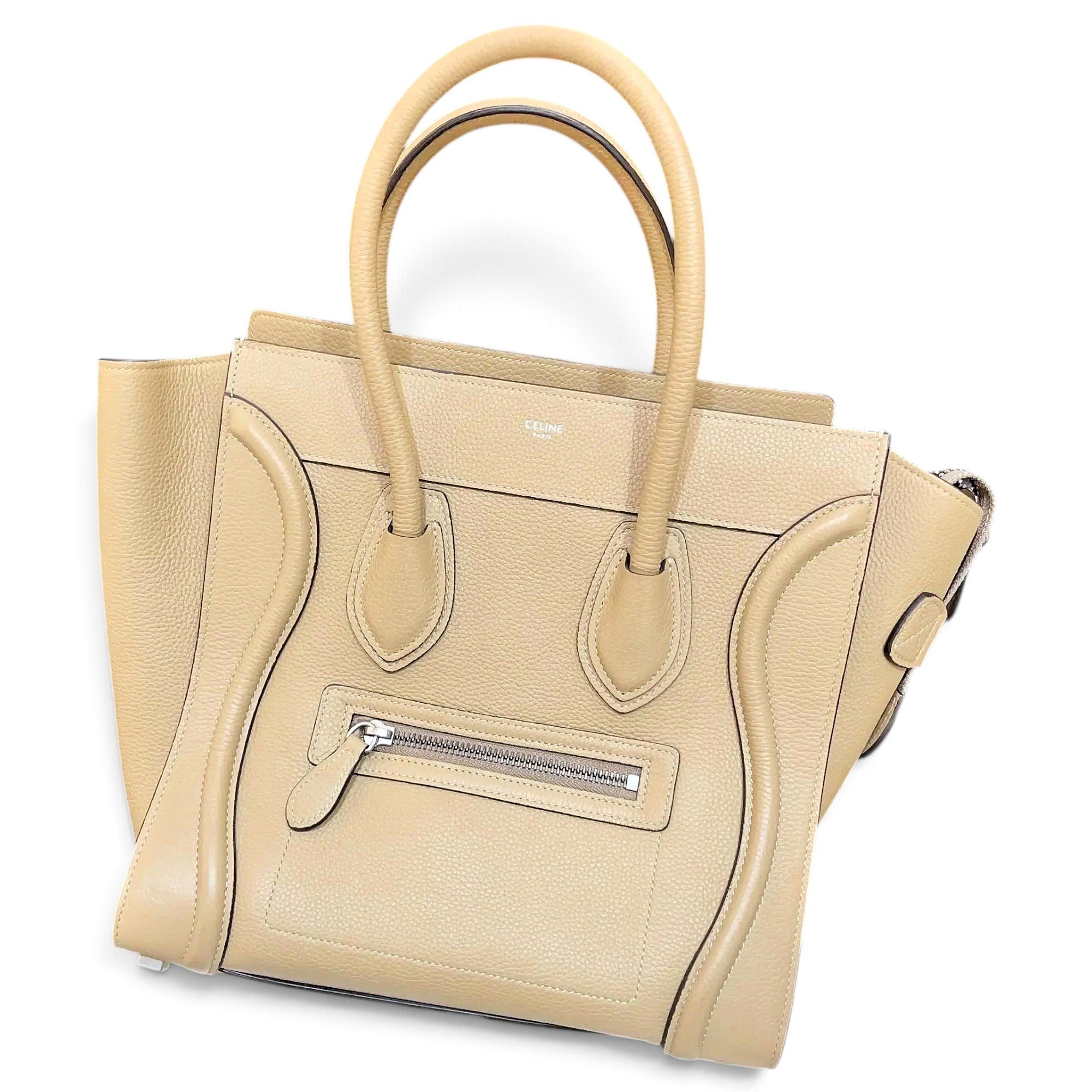 Luggage leather handbag