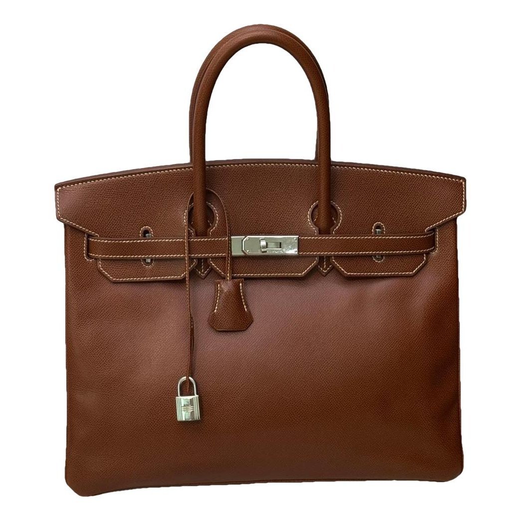 Hermes Birkin 35 Handbag Caramel 2002