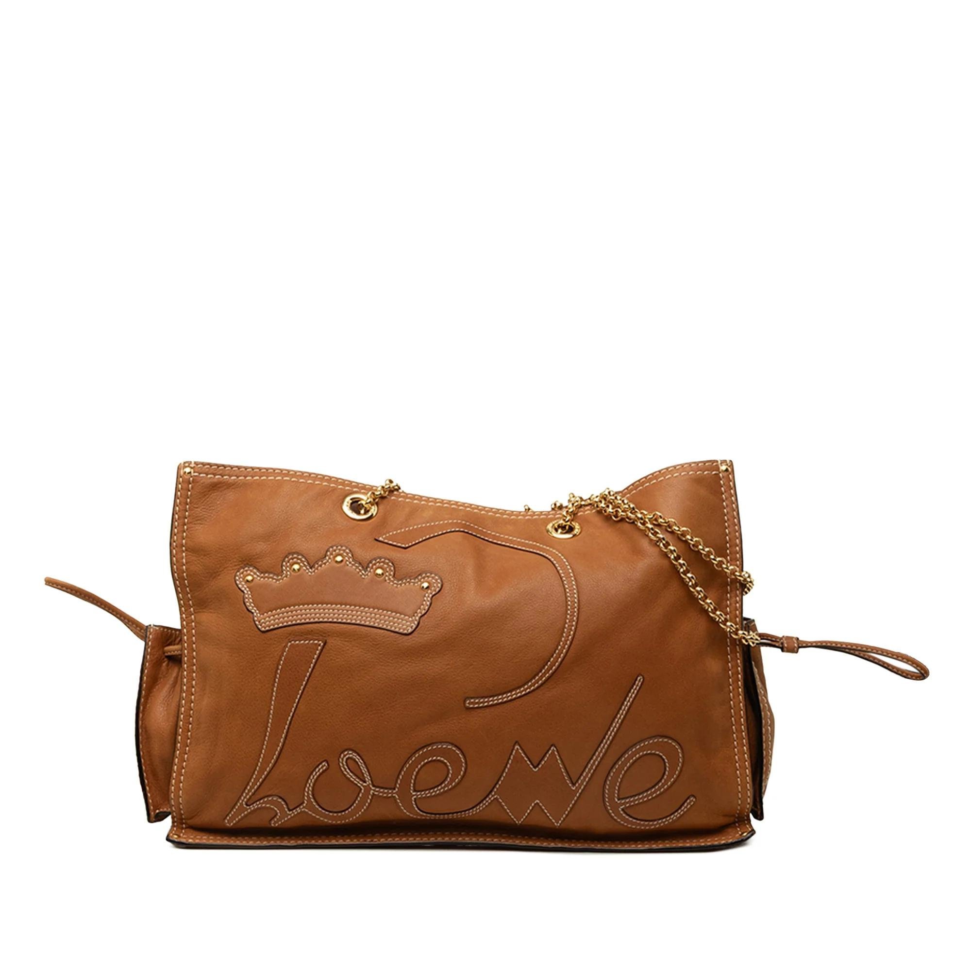 T Shopper leather tote