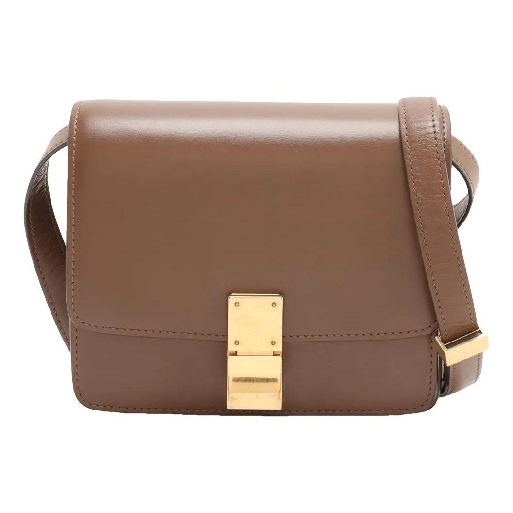 Classic leather crossbody bag
