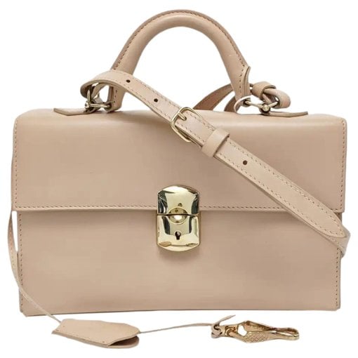 Leather handbag