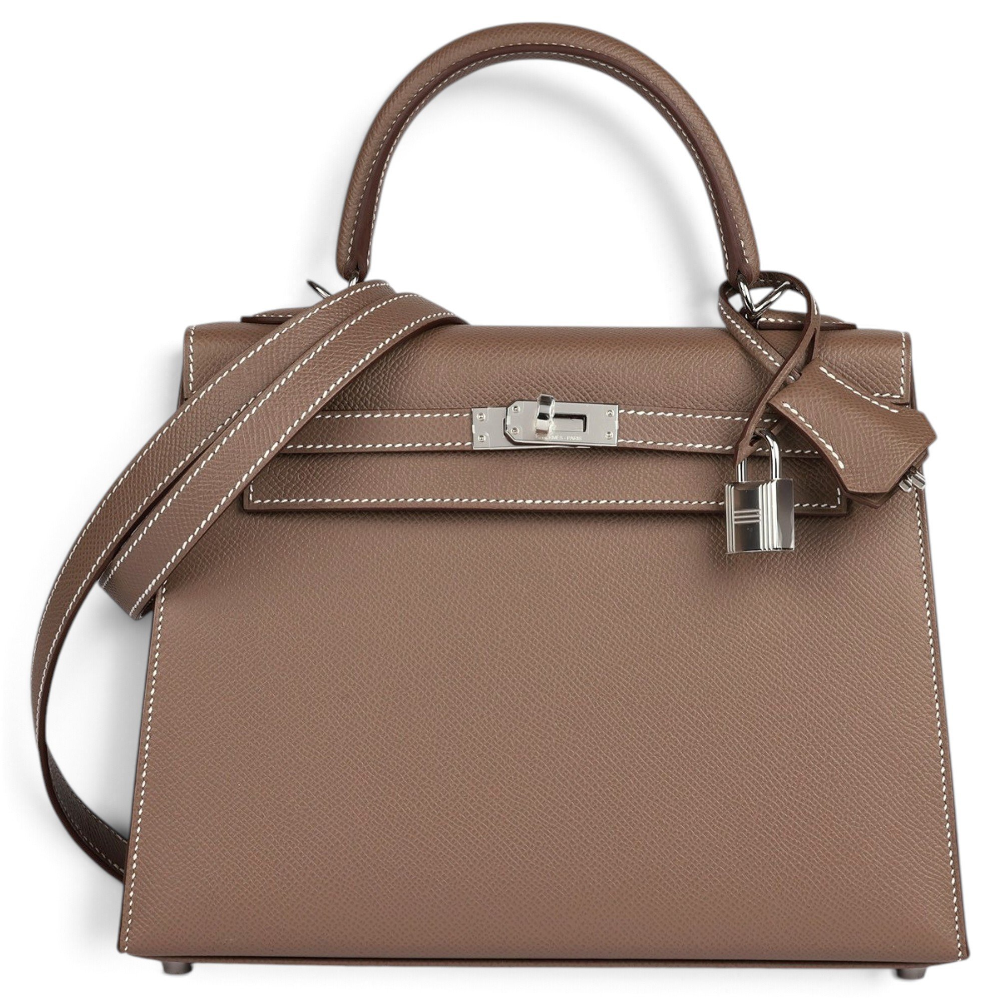 Kelly 25 leather handbag