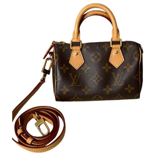 Nano Speedy / Mini HL leather crossbody bag