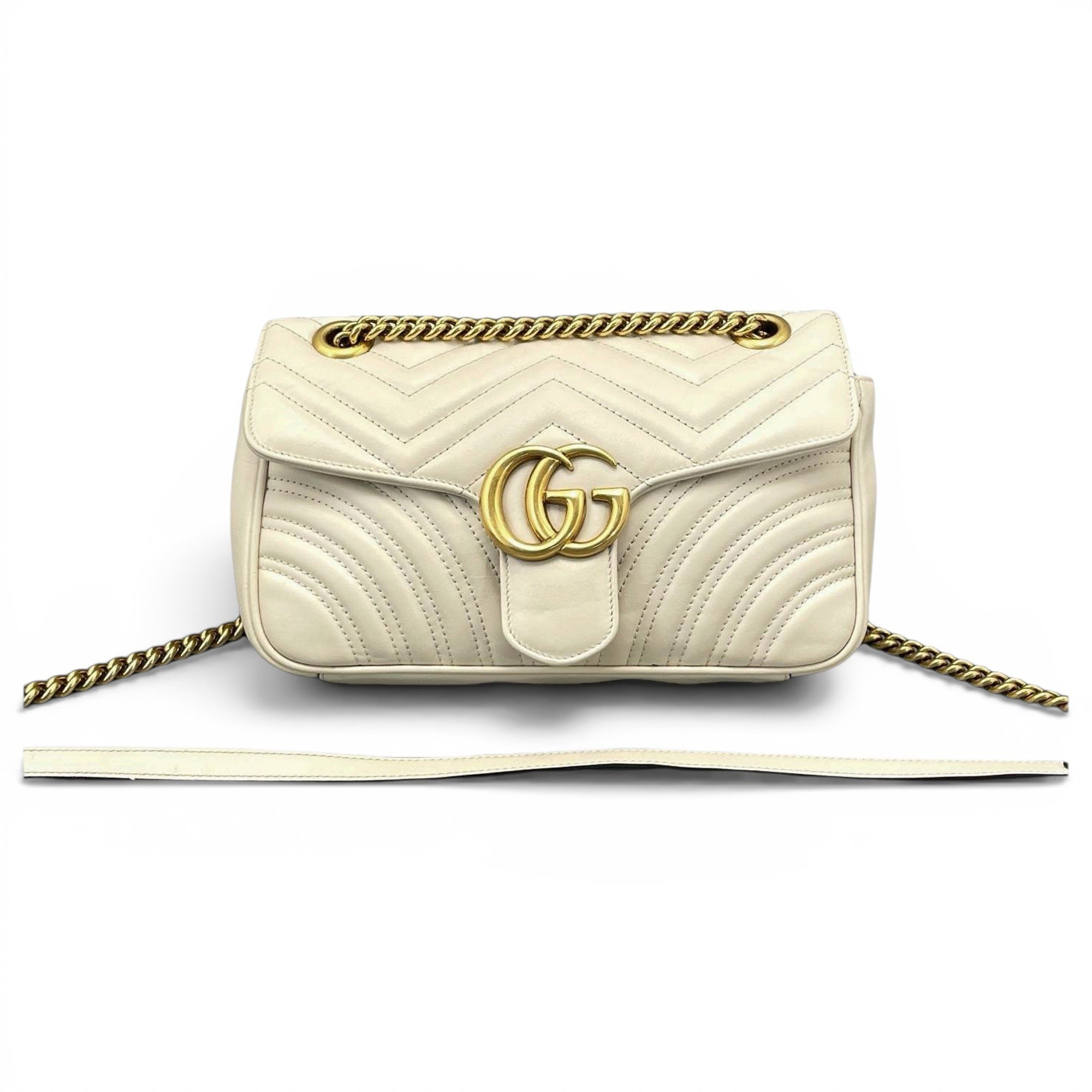 GG Marmont Flap leather handbag