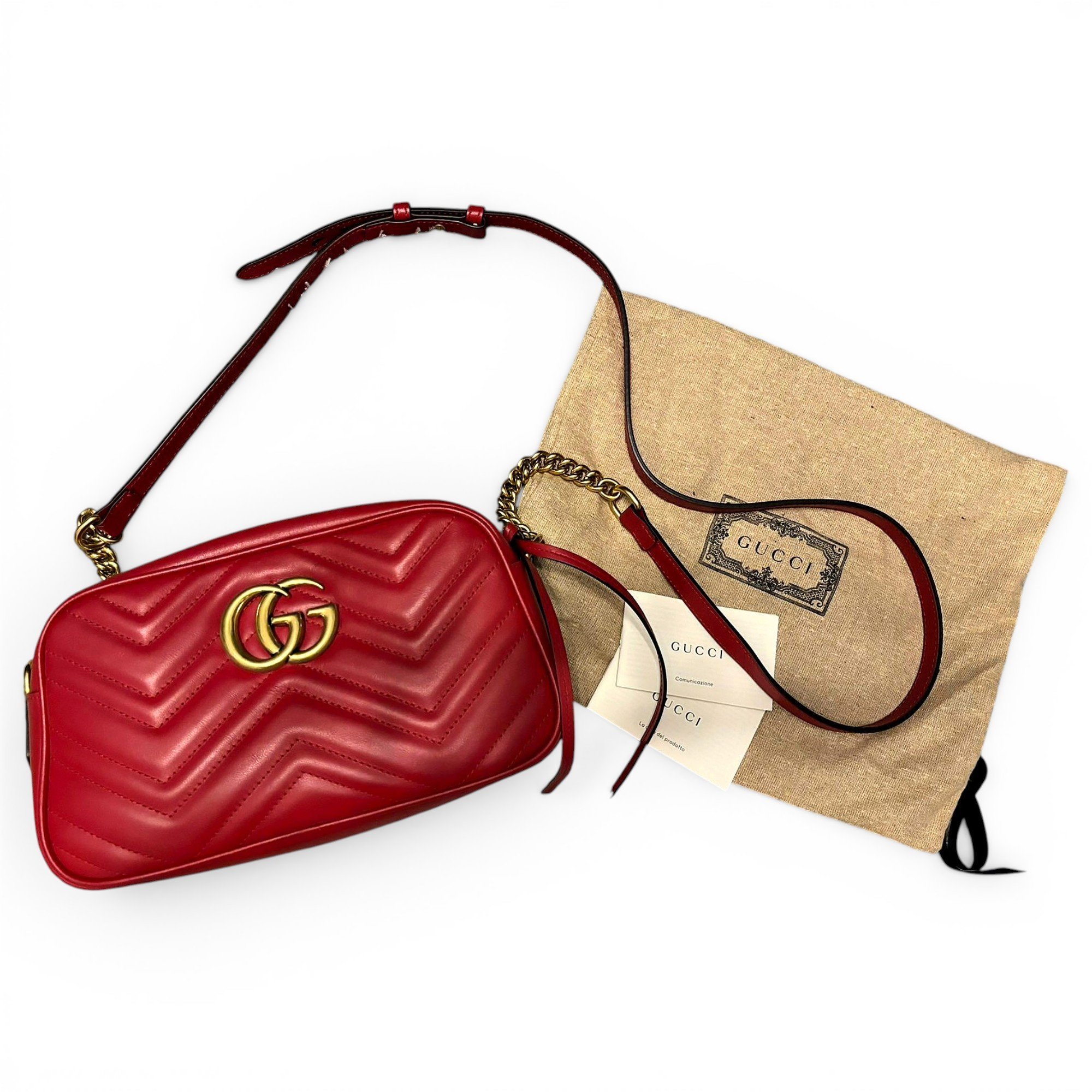 GG Marmont leather crossbody bag