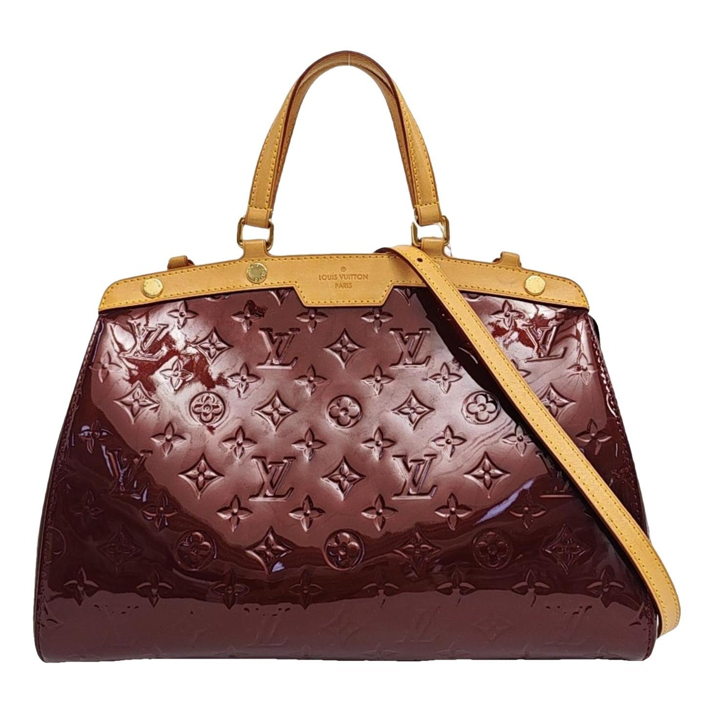 Patent leather handbag