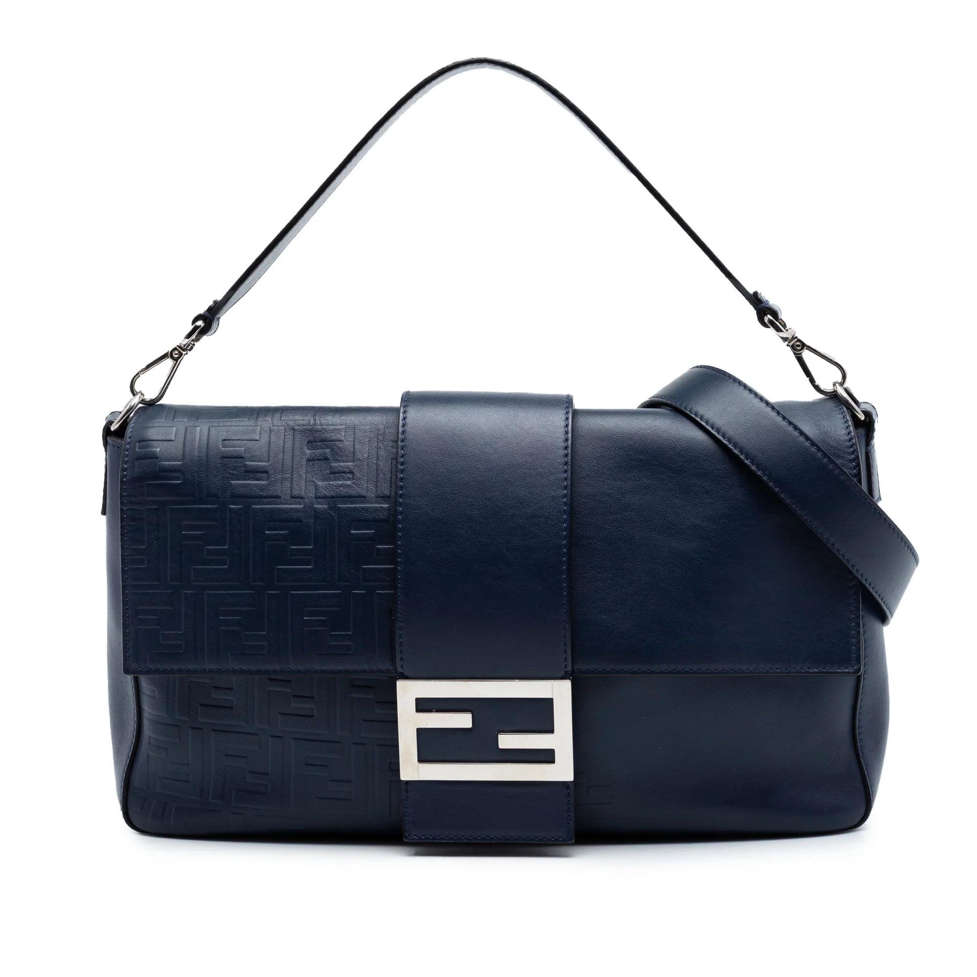 Baguette leather handbag