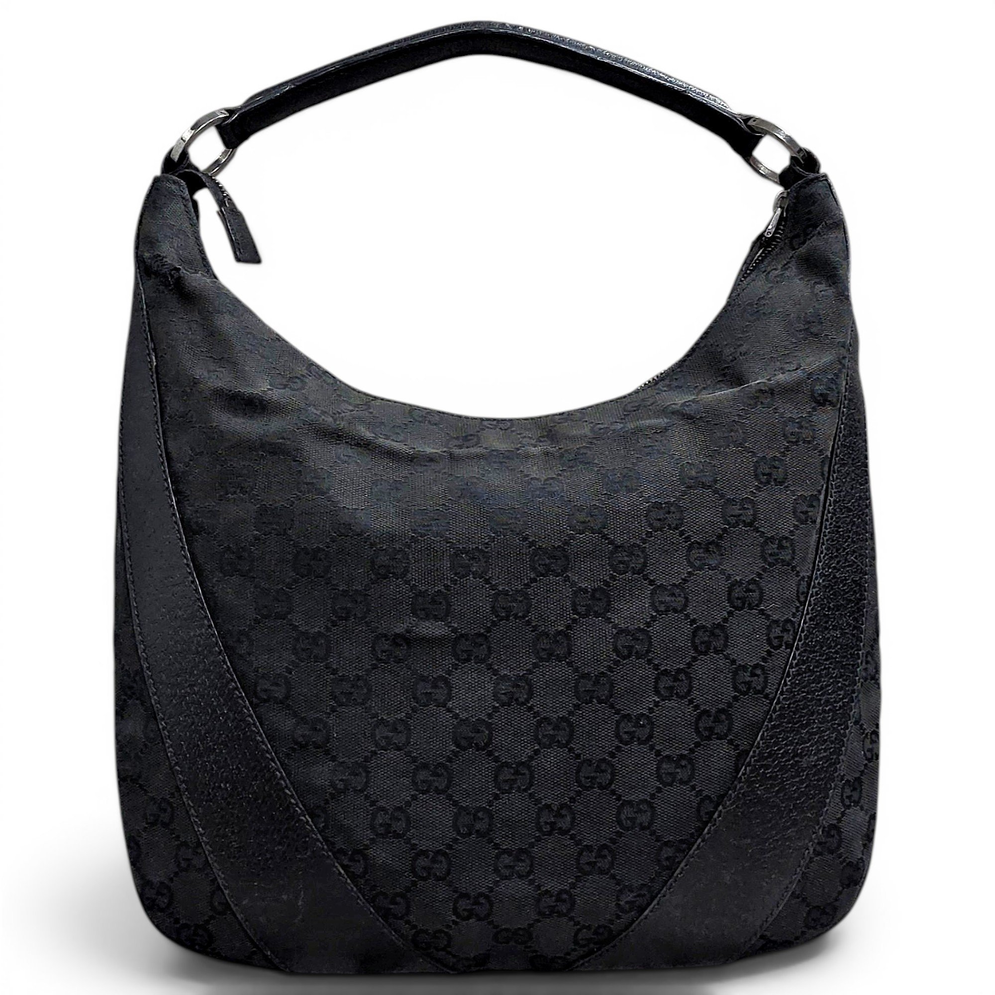 Hobo leather handbag