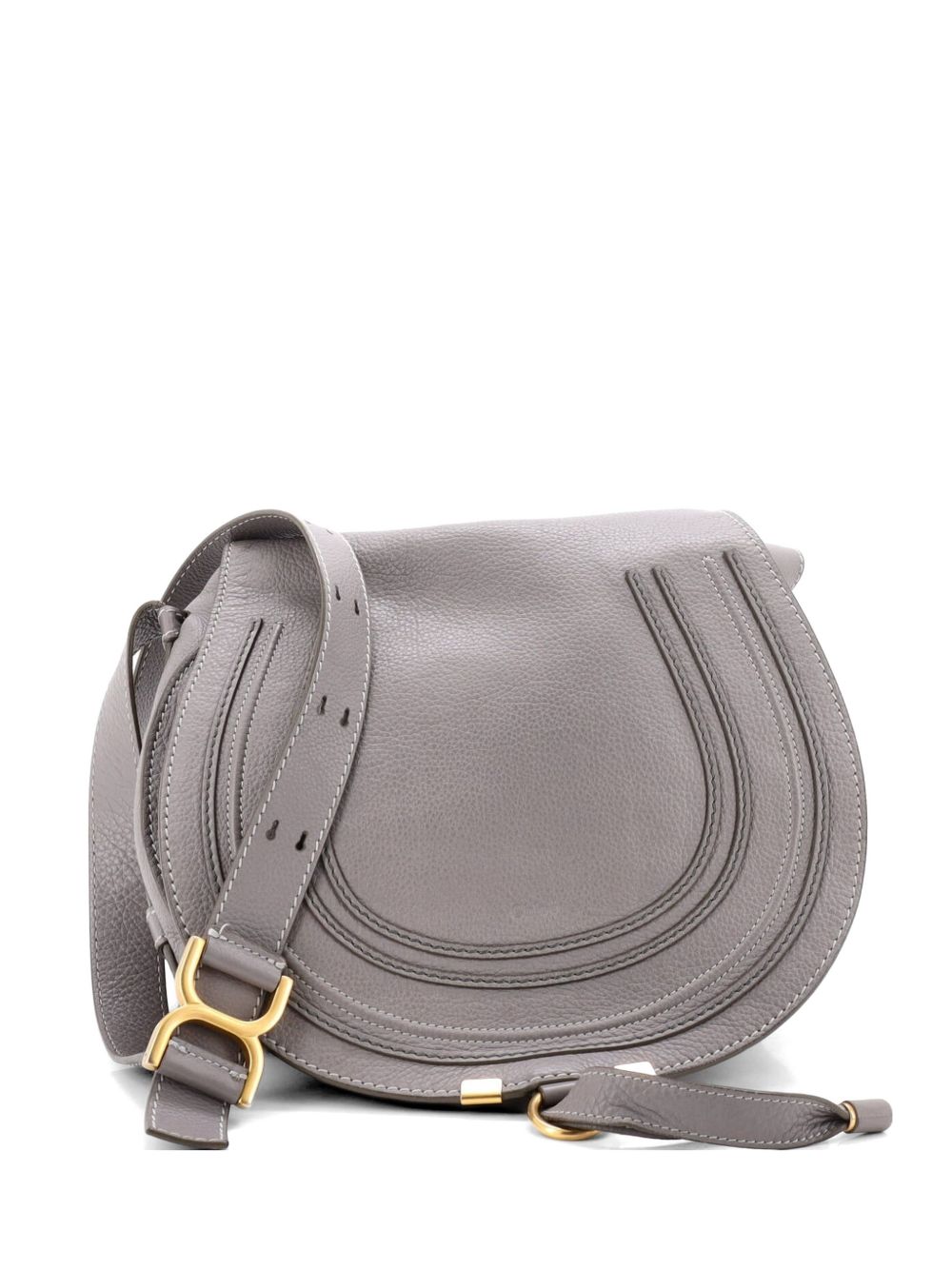 Marcie Saddle Bag Leather Medium crossbody bag
