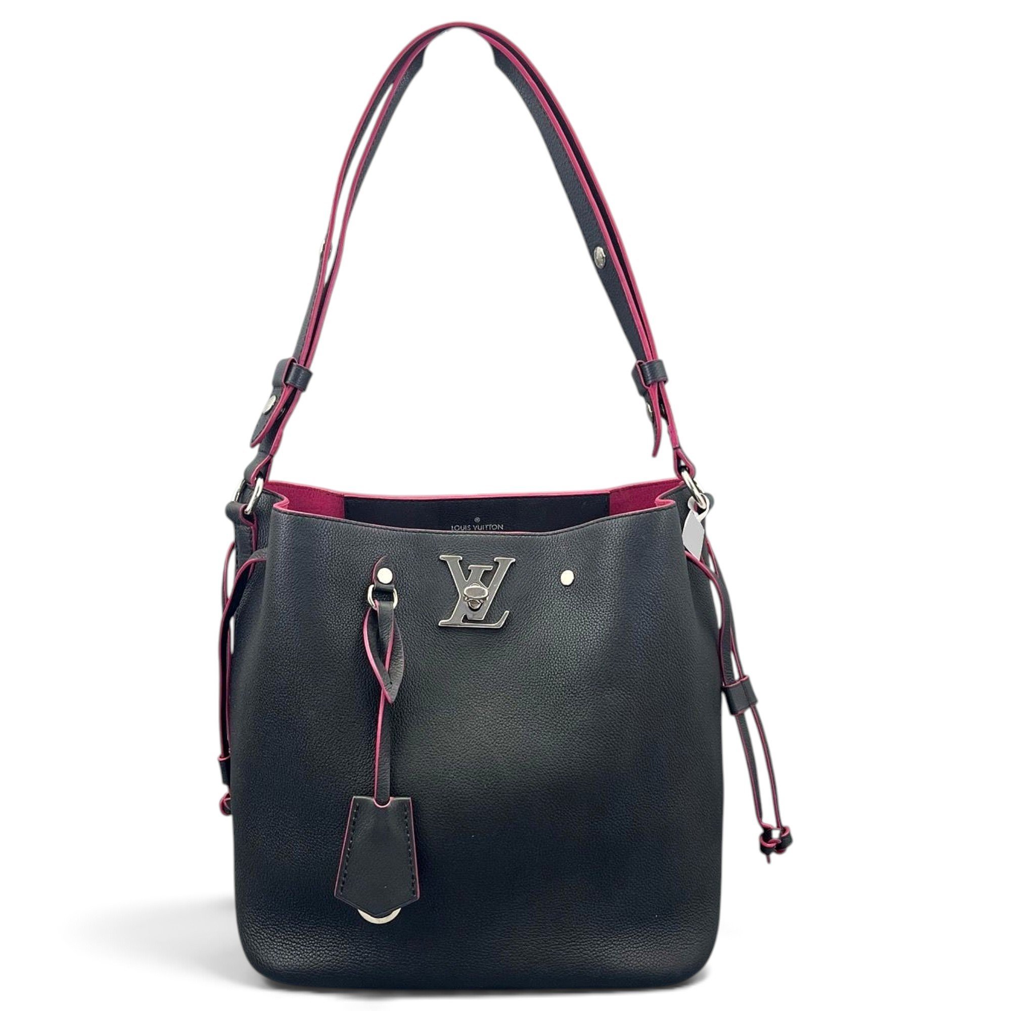 Louis Vuitton Lockme Bucket leather handbag