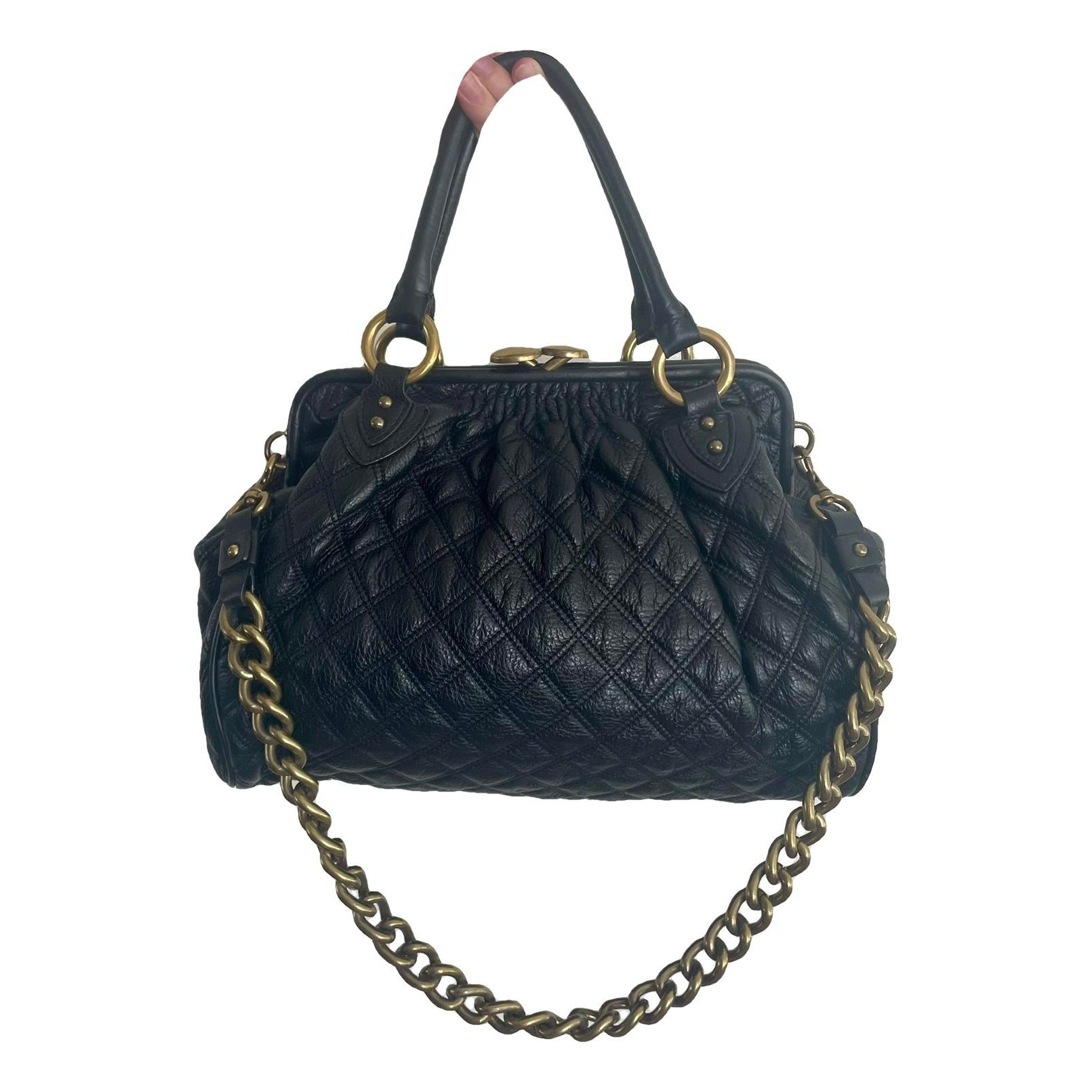 Stam leather handbag