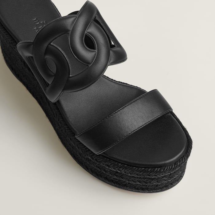 Noir Ithea 30 Espadrille
