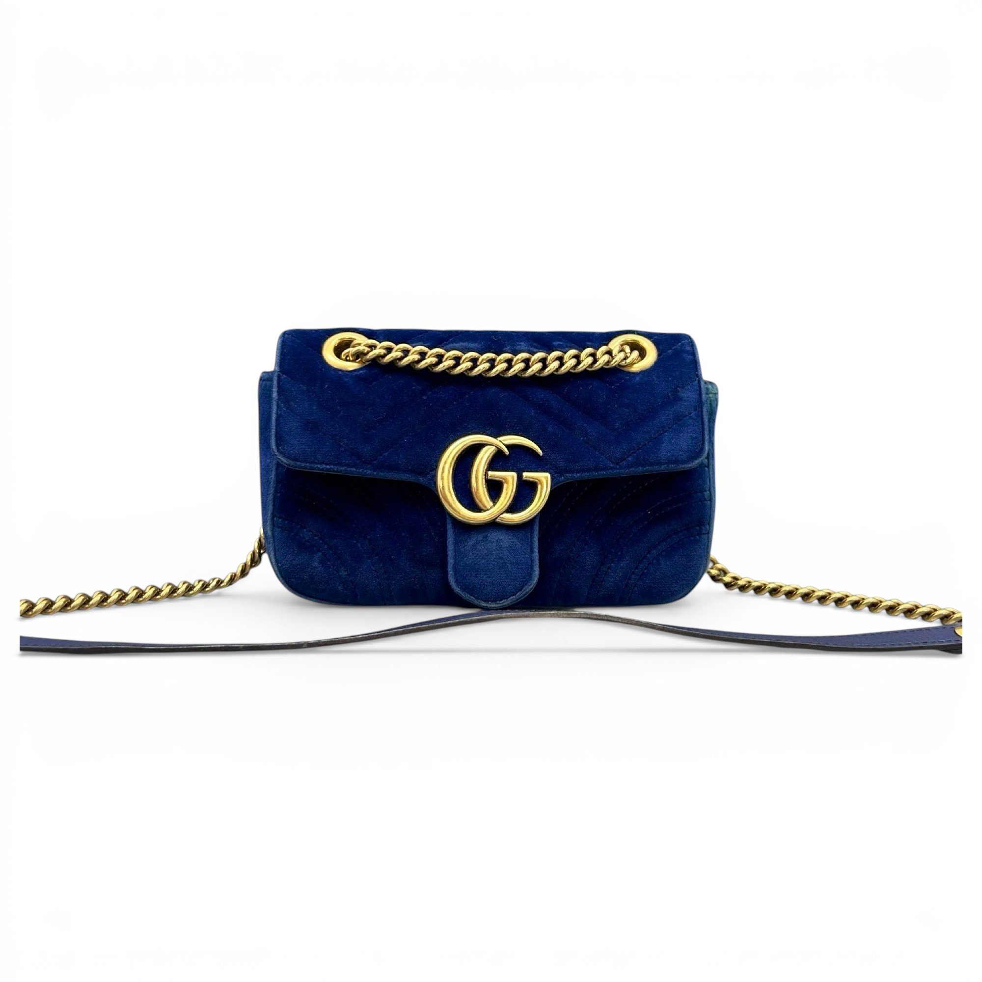 GG Marmont velvet handbag