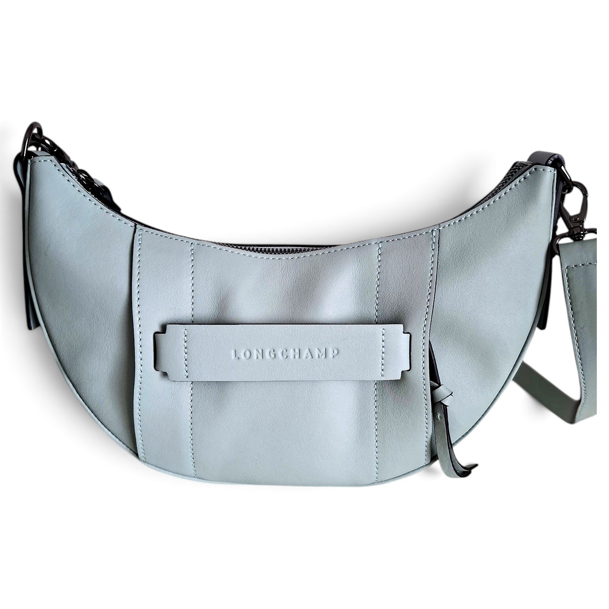 3D leather crossbody bag