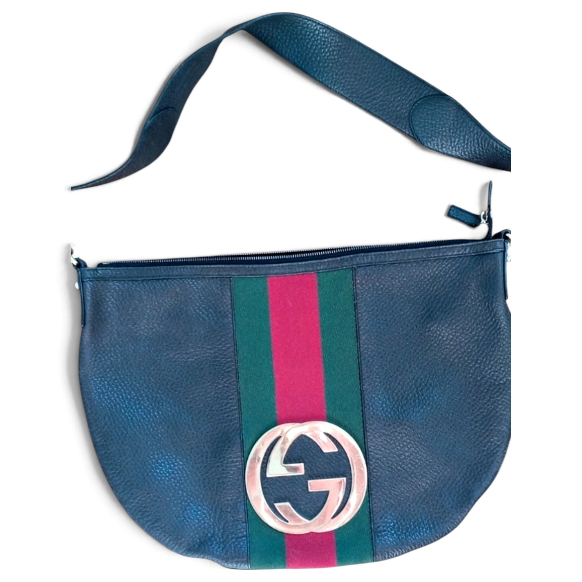 Hobo leather handbag