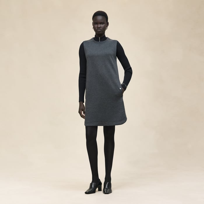 Gris Obscur Sleeveless Dress
