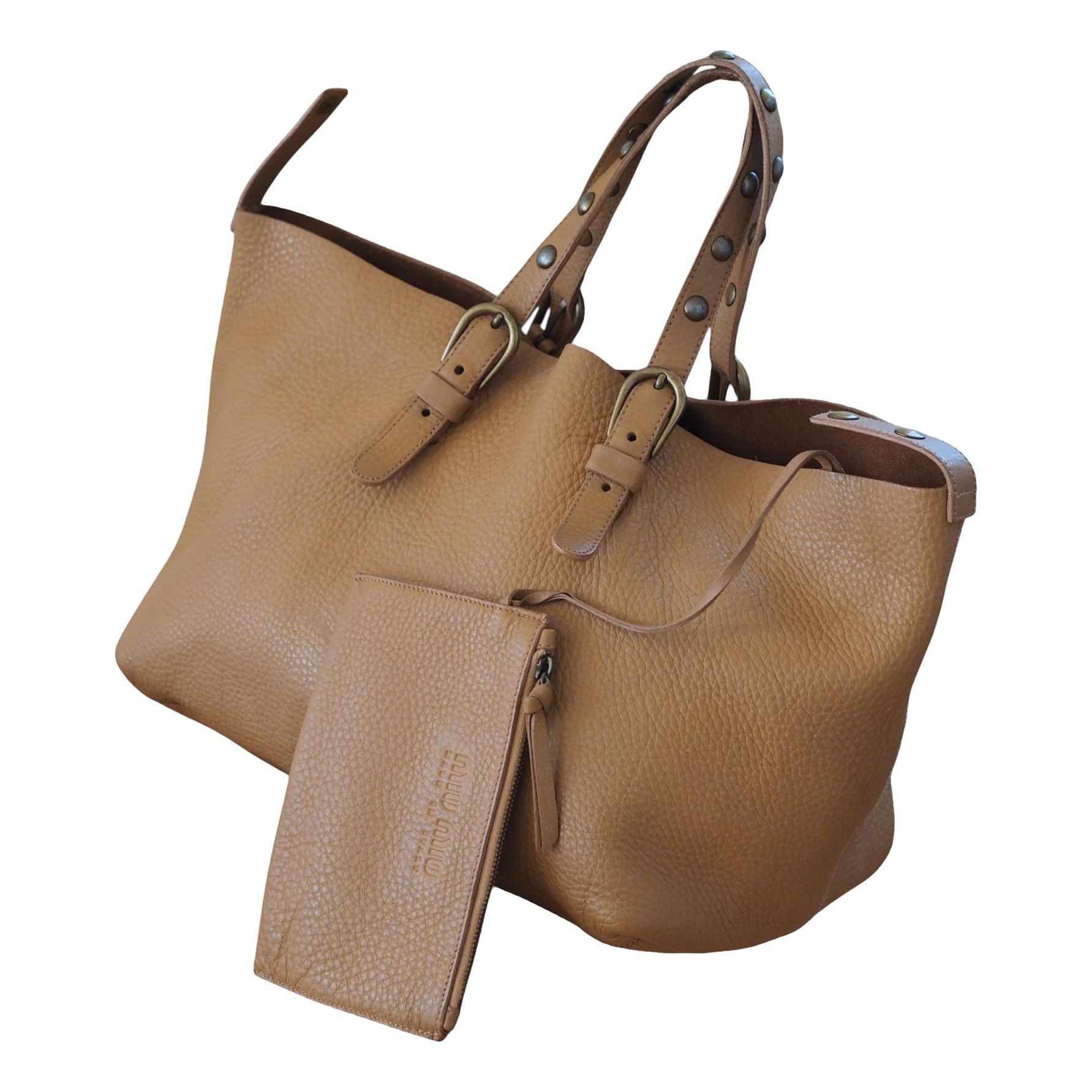 Leather tote