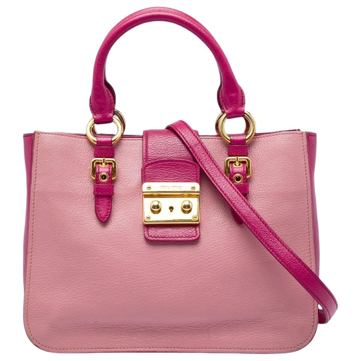 Madras leather satchel