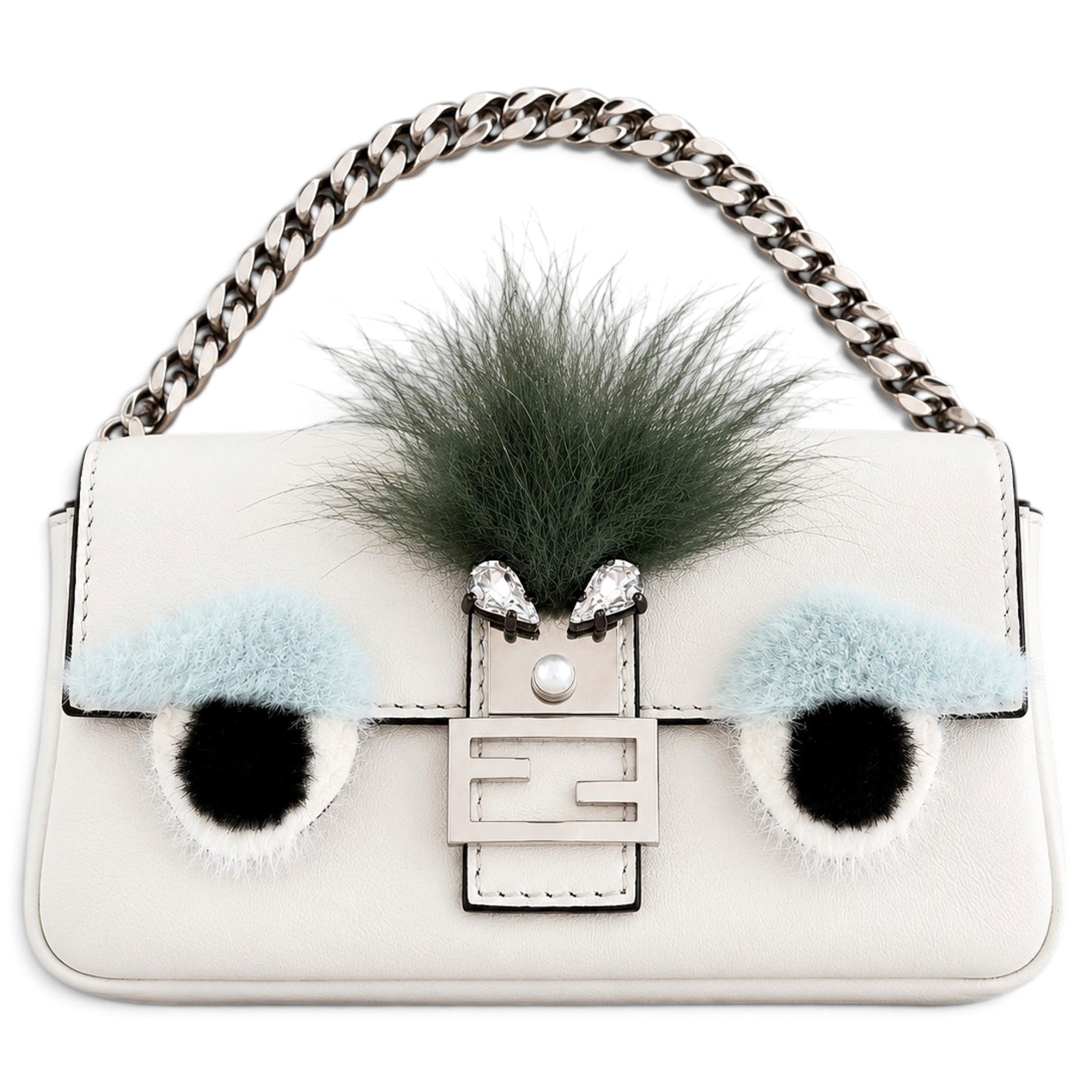 Baguette Chain leather mini bag