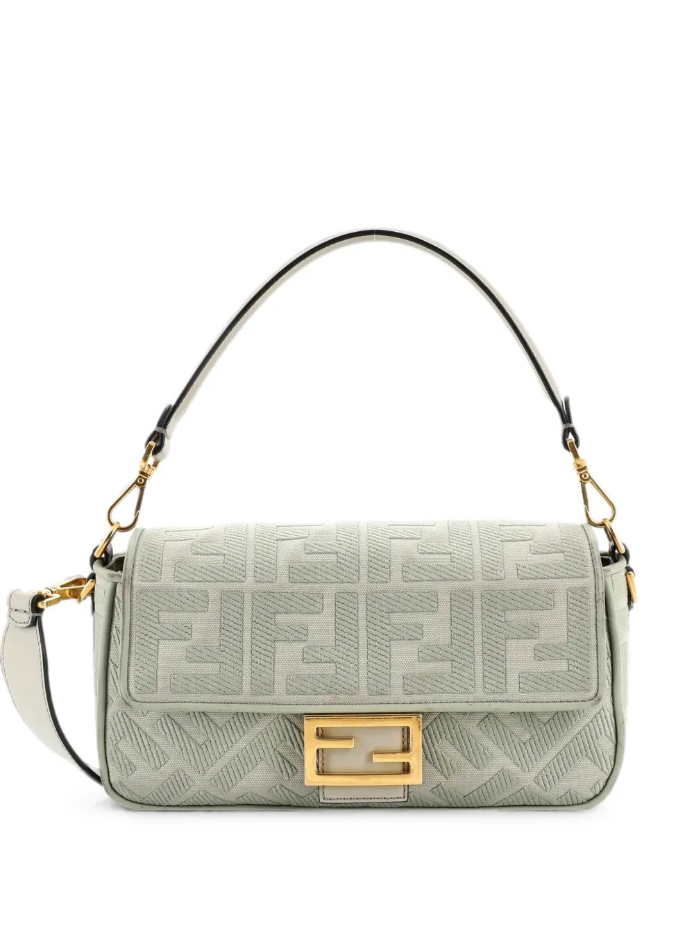 Baguette NM Bag Zucca Embroidered Canvas Medium shoulder bag
