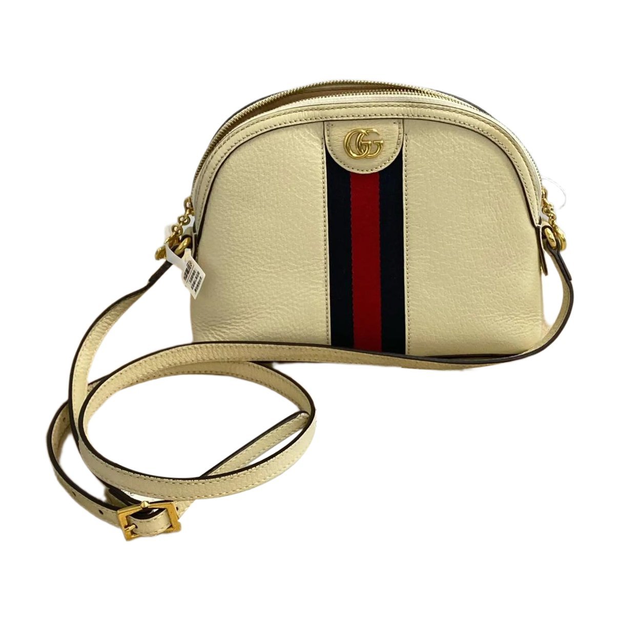 Ophidia Dome leather crossbody bag
