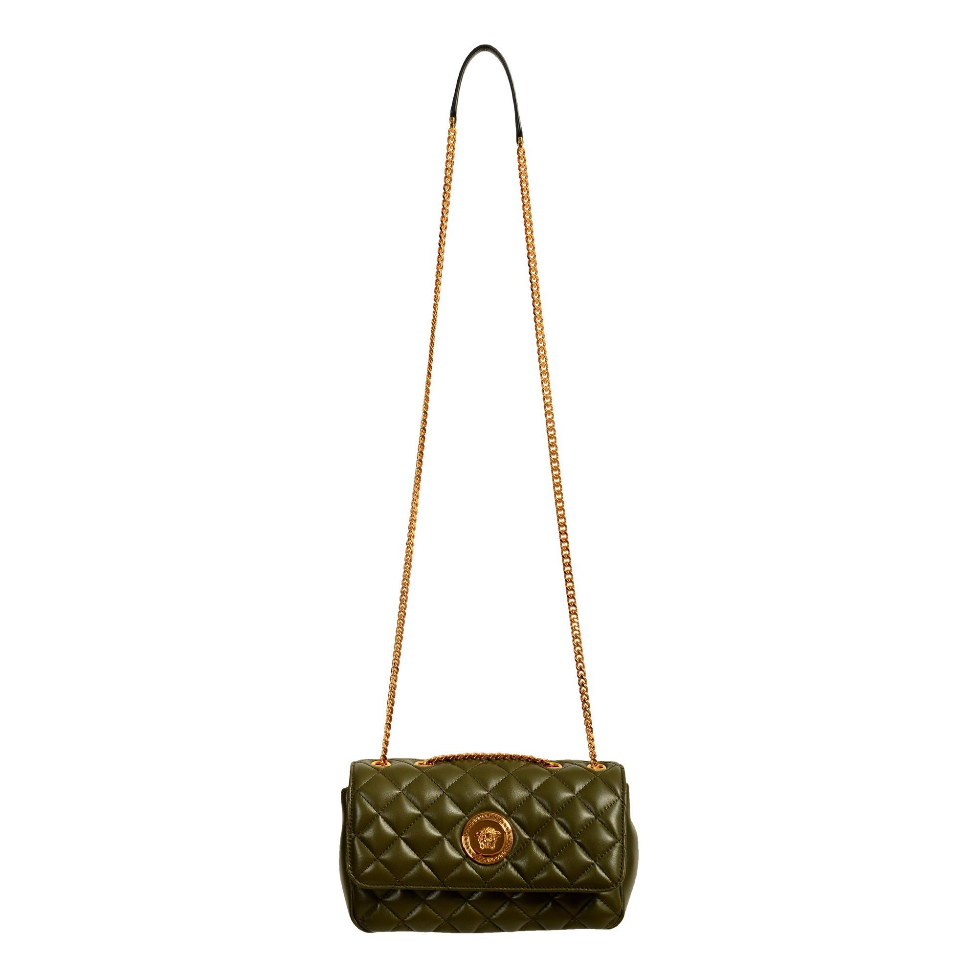 Versace La Medusa leather handbag