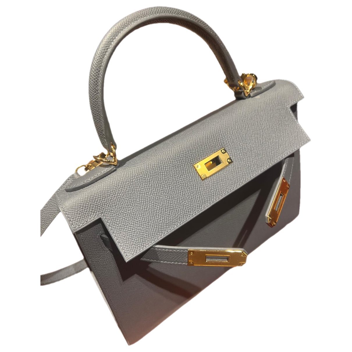 Kelly 28 leather handbag