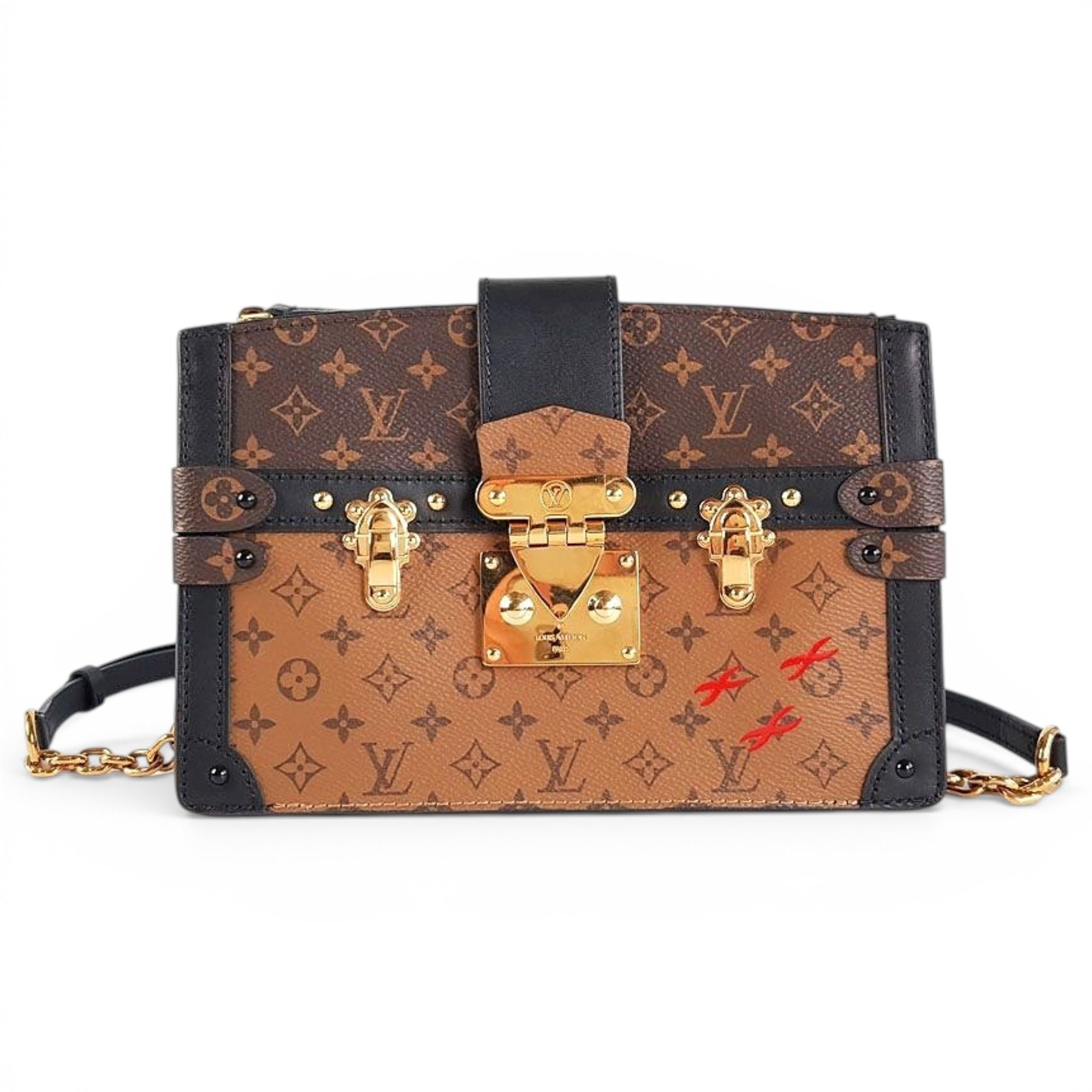 Pochette Trunk leather crossbody bag