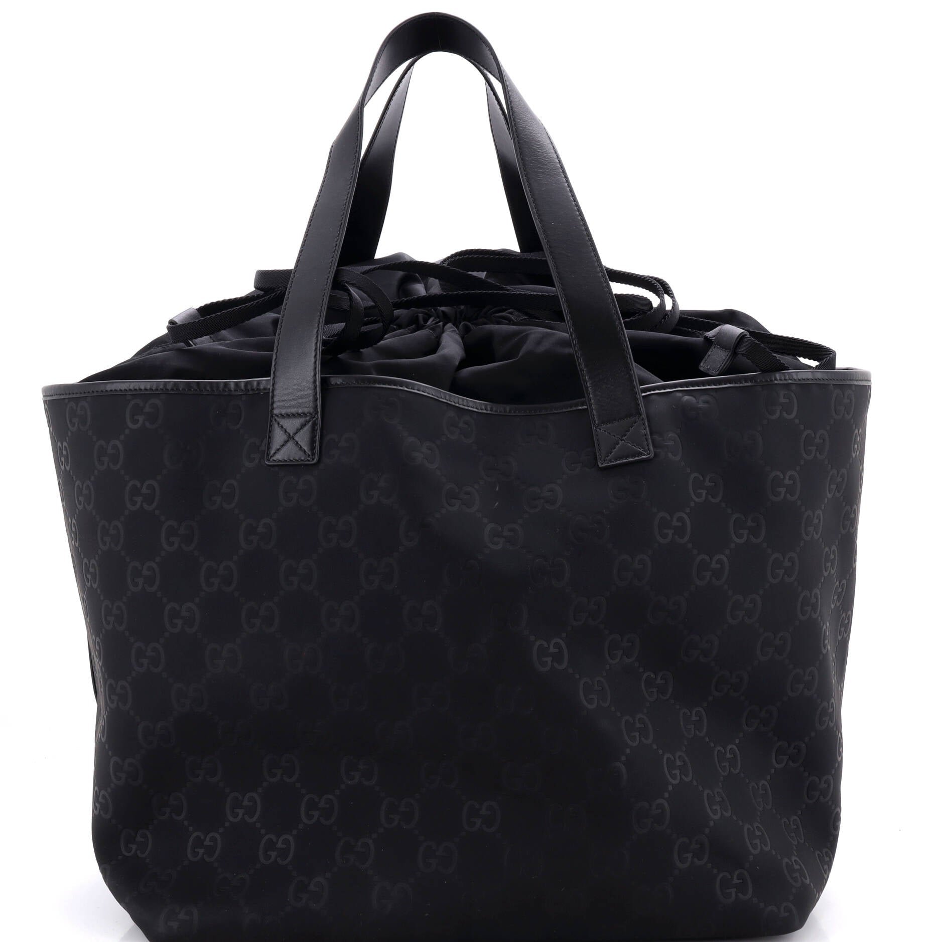Edge Tote GG Rubber Effect Leather Large