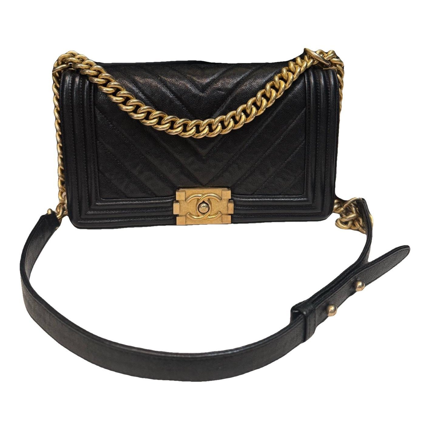 Boy leather crossbody bag
