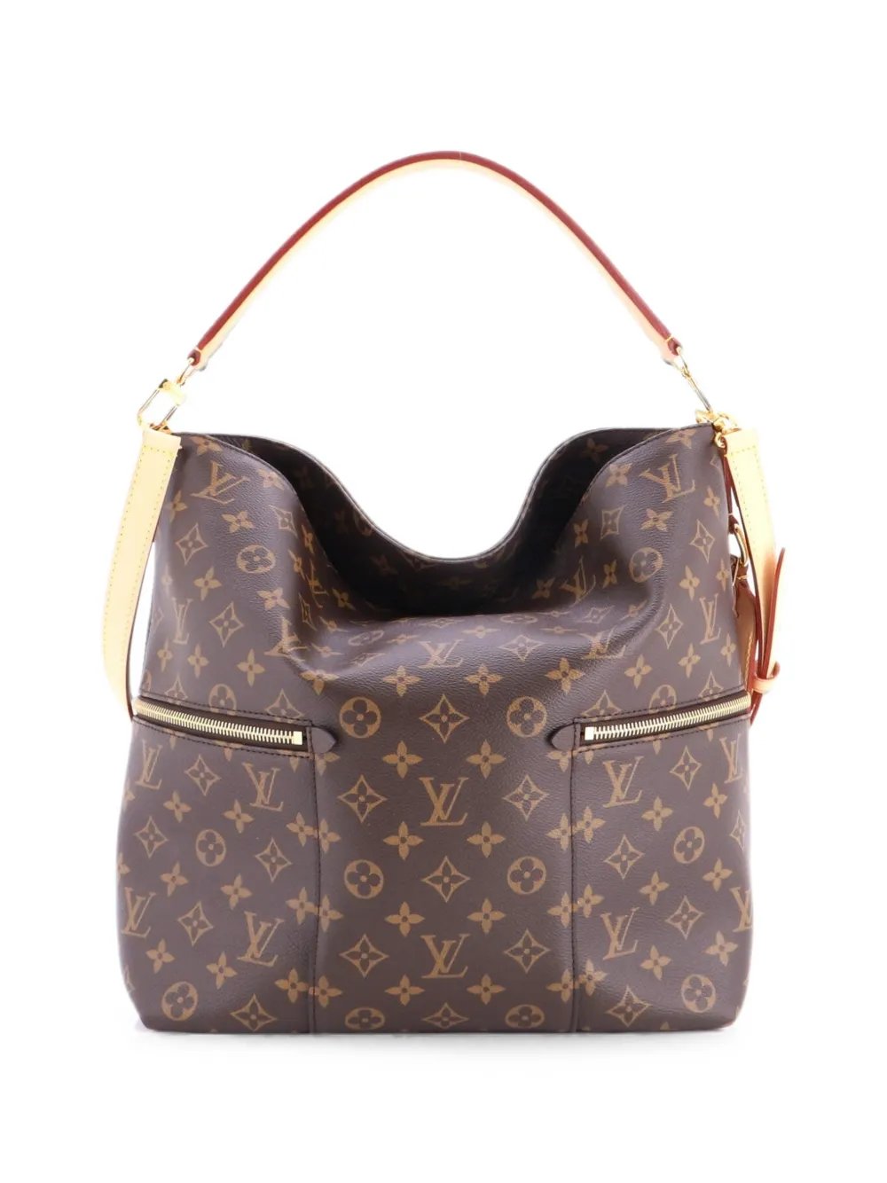 Melie Handbag Monogram Canvas hobo bag