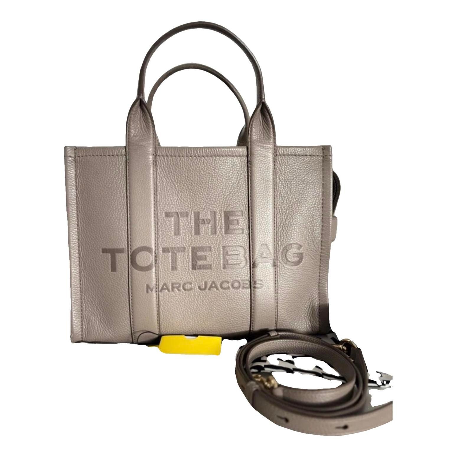 The Tag Tote leather tote