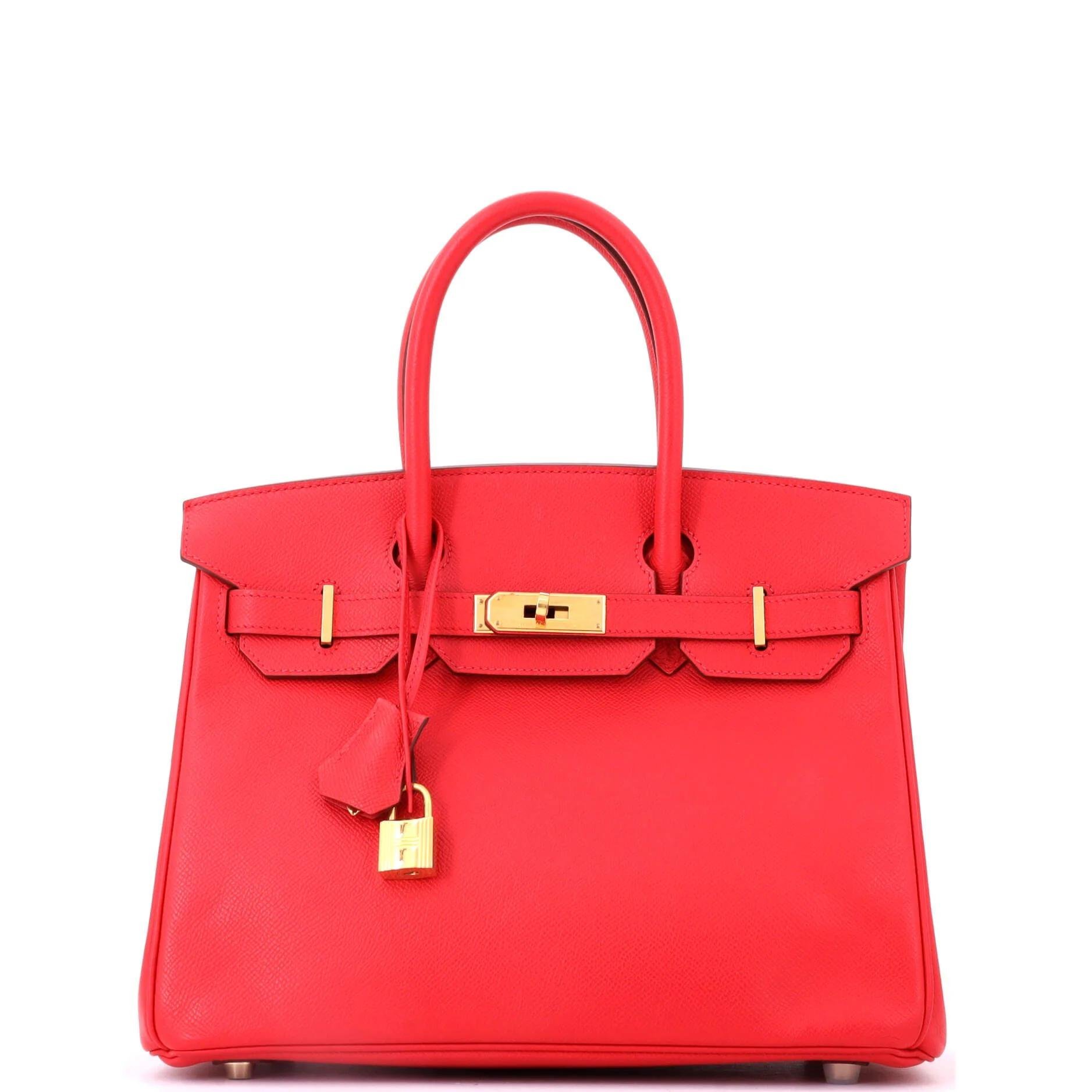 Birkin 30 leather handbag