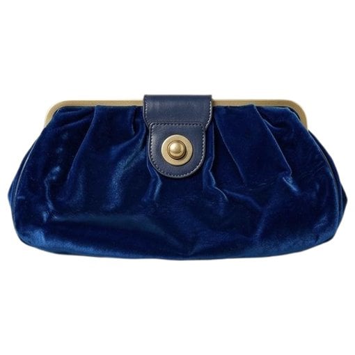 Stella McCartney Velvet clutch bag