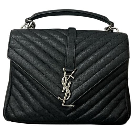 Collége monogramme leather handbag