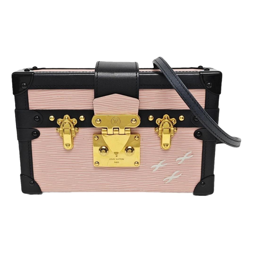 Petite Malle leather handbag