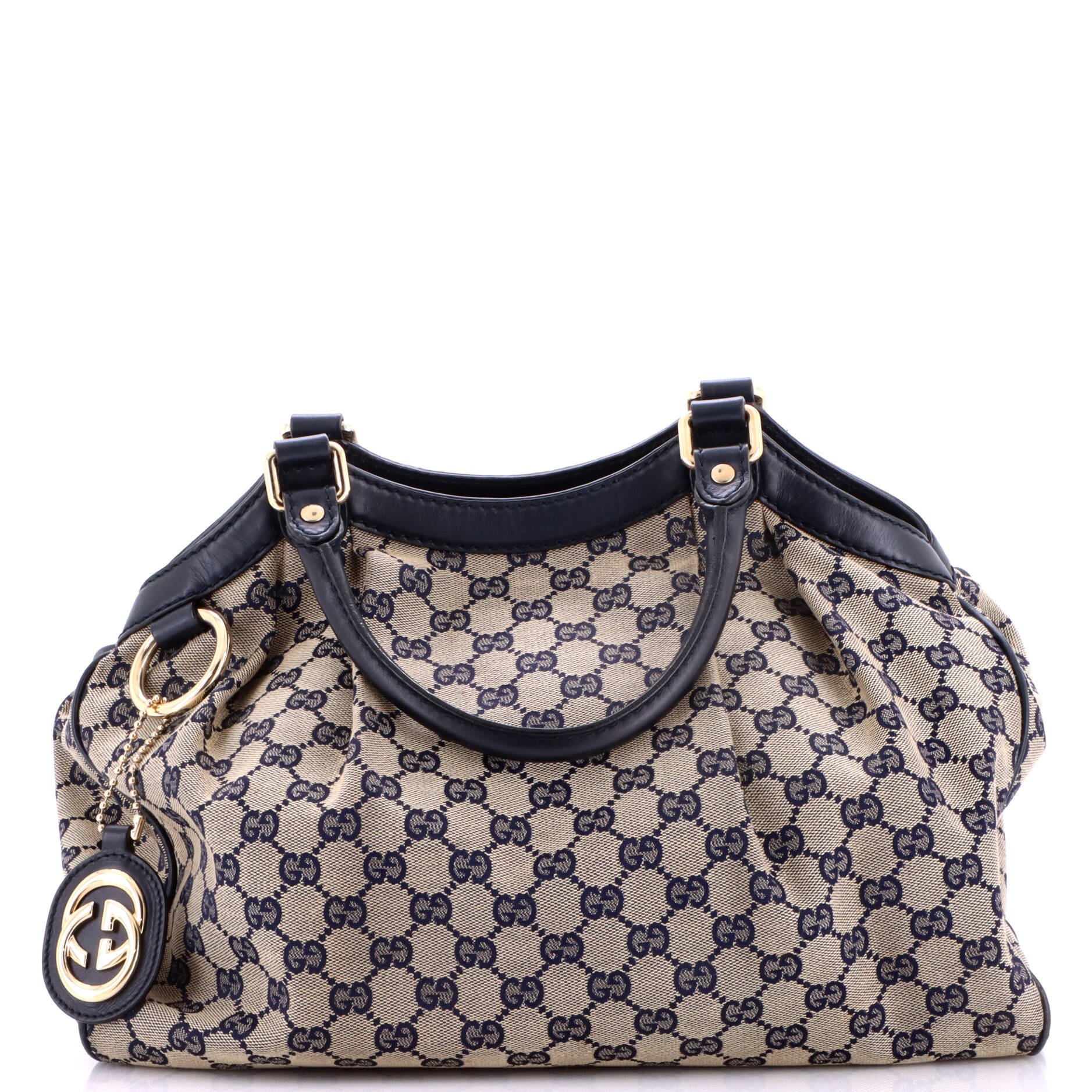Sukey Tote GG Canvas with Leather Medium