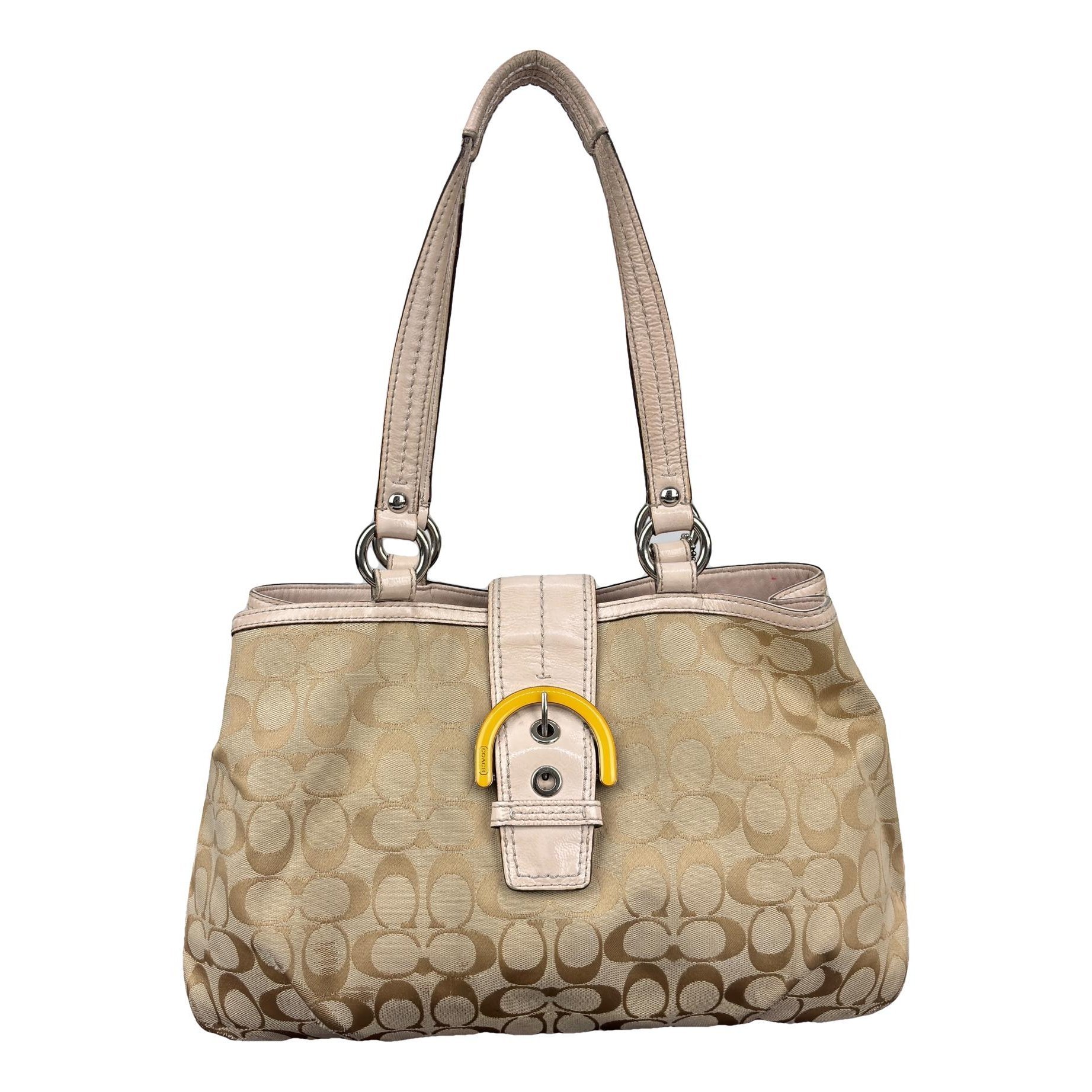 Signature Sufflette cloth handbag